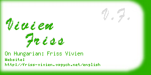 vivien friss business card